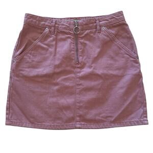 Topshop Moto Pink Mini Skirt Size 8